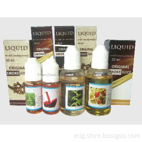 ecigarette e juice e liquid in different size bottle